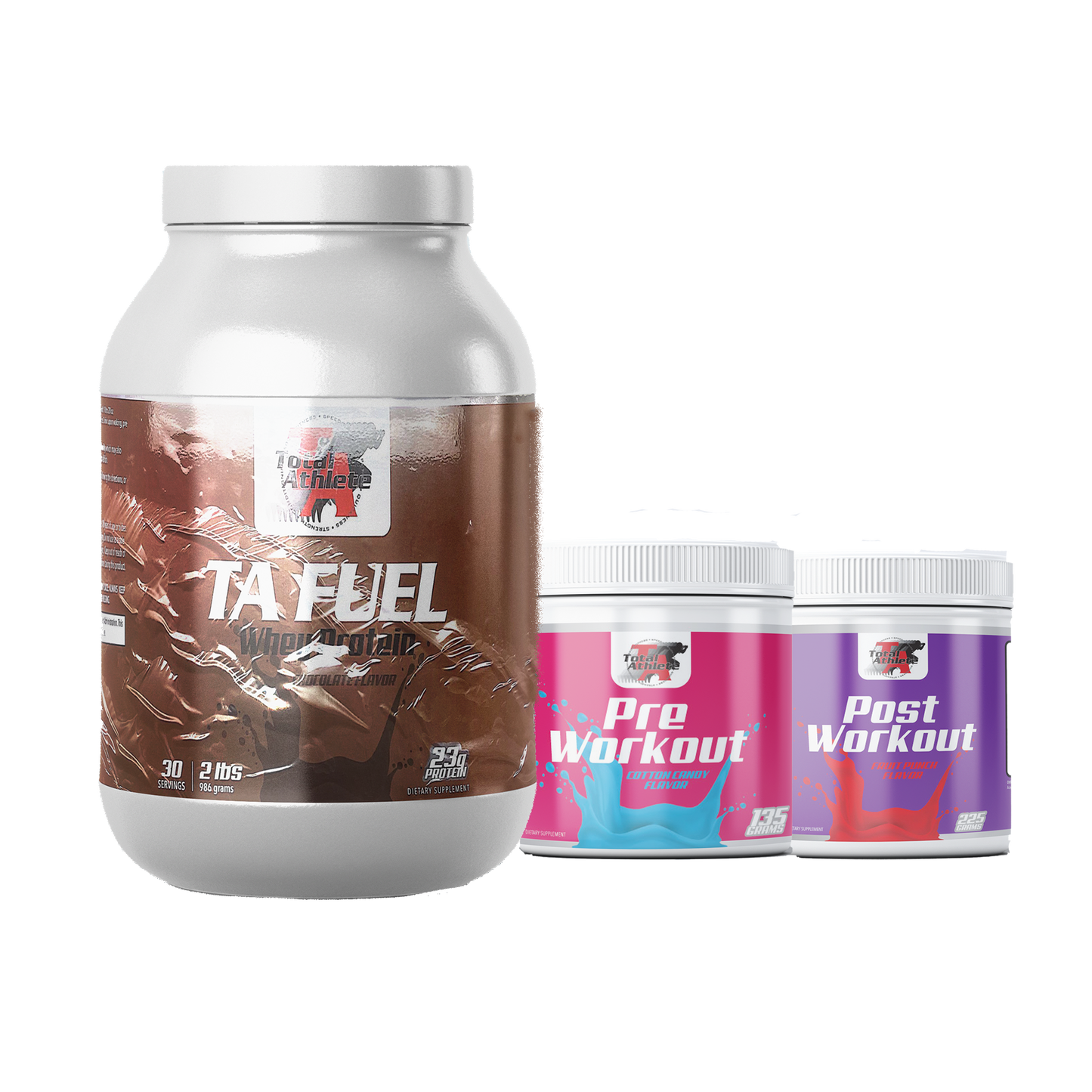Chocolate w/t Cotton Candy & Fruit Punch Bundle Deal